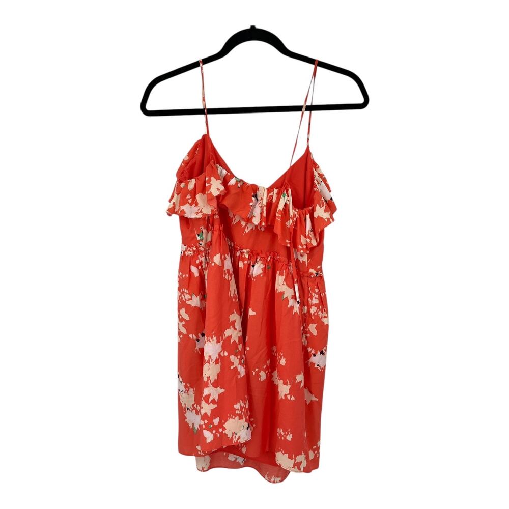 Joie Dress Lilli floral sleeveless minidress orange size X-Small XS NWOT - Picture 5 of 8